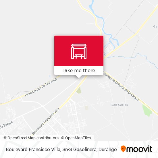 Mapa de Boulevard Francisco Villa, Sn-S Gasolinera