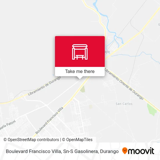 Mapa de Boulevard Francisco Villa, Sn-S Gasolinera