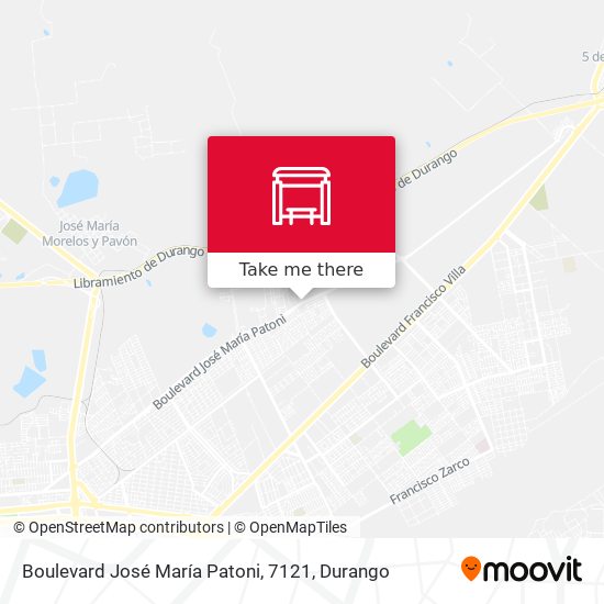 Mapa de Boulevard José María Patoni, 7121