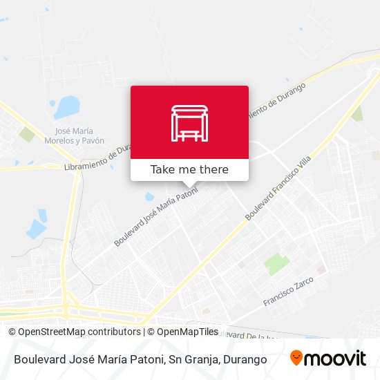 Boulevard José María Patoni, Sn Granja map