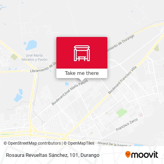 Rosaura Revueltas Sánchez, 101 map