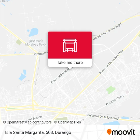 Mapa de Isla Santa Margarita, 508
