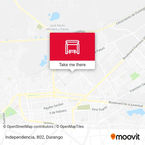 Mapa de Independencia, 802