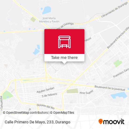 Mapa de Calle Primero De Mayo, 233