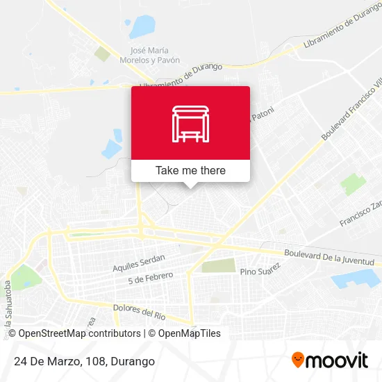 Mapa de 24 De Marzo, 108