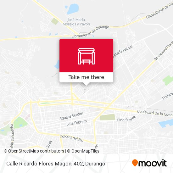 Calle Ricardo Flores Magón, 402 map