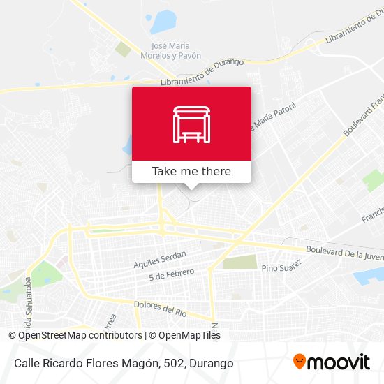 Calle Ricardo Flores Magón, 502 map