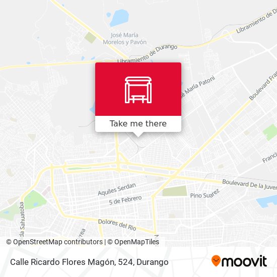 Calle Ricardo Flores Magón, 524 map