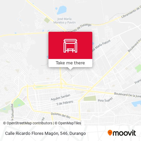 Calle Ricardo Flores Magón, 546 map