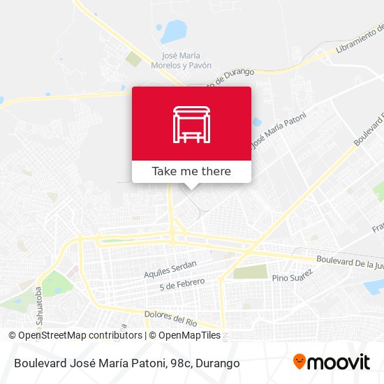 Mapa de Boulevard José María Patoni, 98c