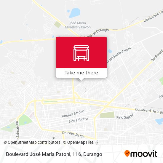 Boulevard José María Patoni, 116 map