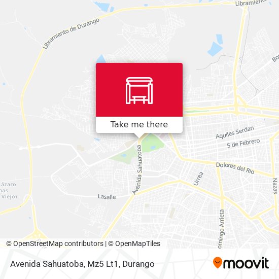 Avenida Sahuatoba, Mz5 Lt1 map