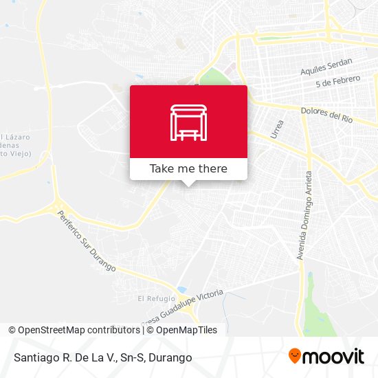 Mapa de Santiago R. De La V., Sn-S