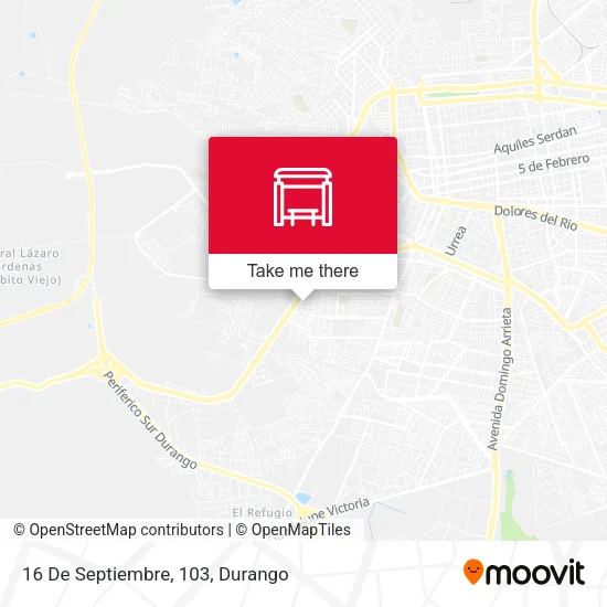 Mapa de 16 De Septiembre, 103