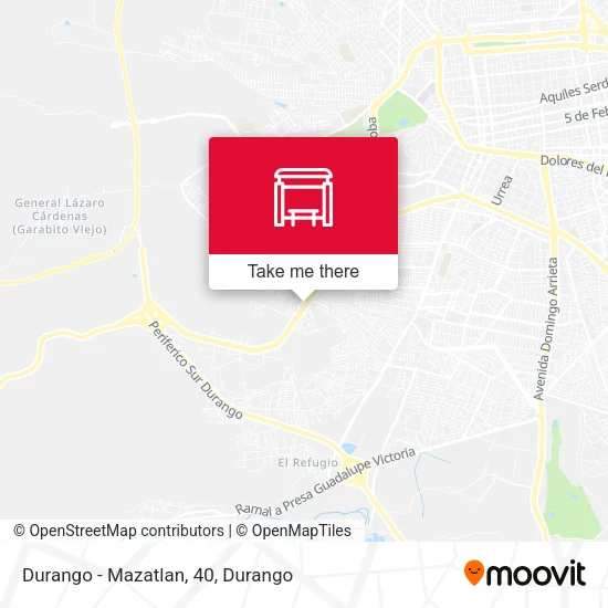 Mapa de Durango - Mazatlan, 40