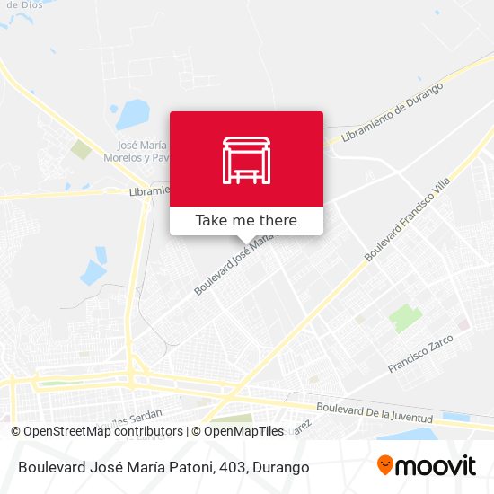 Mapa de Boulevard José María Patoni, 403