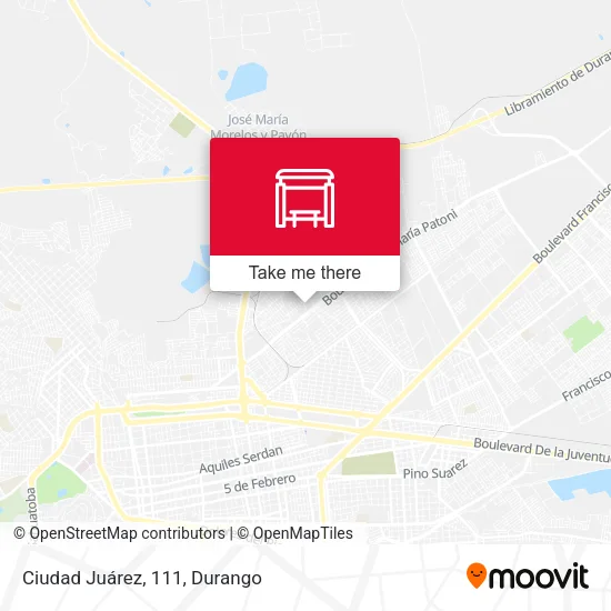 Mapa de Ciudad Juárez, 111