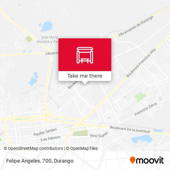 Mapa de Felipe Angeles, 700
