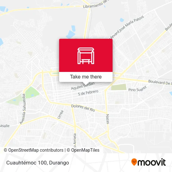 Mapa de Cuauhtémoc 100