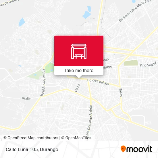 Mapa de Calle Luna 105
