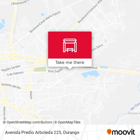 Mapa de Avenida Predio Arboleda 225
