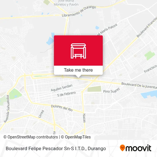 Mapa de Boulevard Felipe Pescador Sn-S I.T.D.