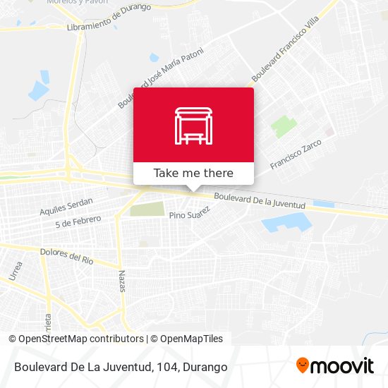 Boulevard De La Juventud, 104 map