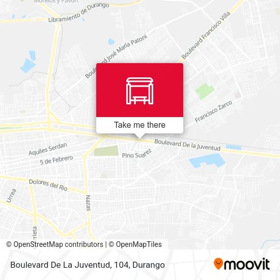 Mapa de Boulevard De La Juventud, 104