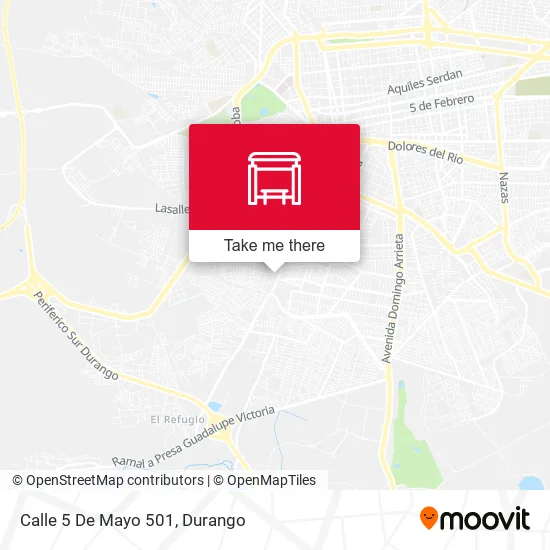 Mapa de Calle 5 De Mayo 501