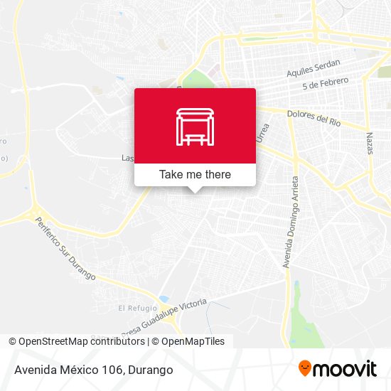 Mapa de Avenida México 106