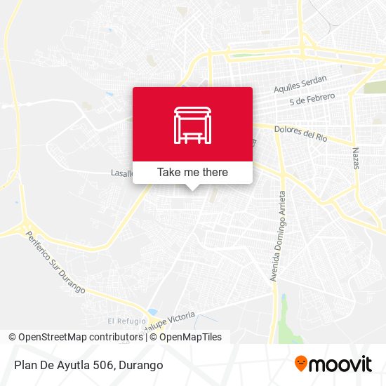 Mapa de Plan De Ayutla 506