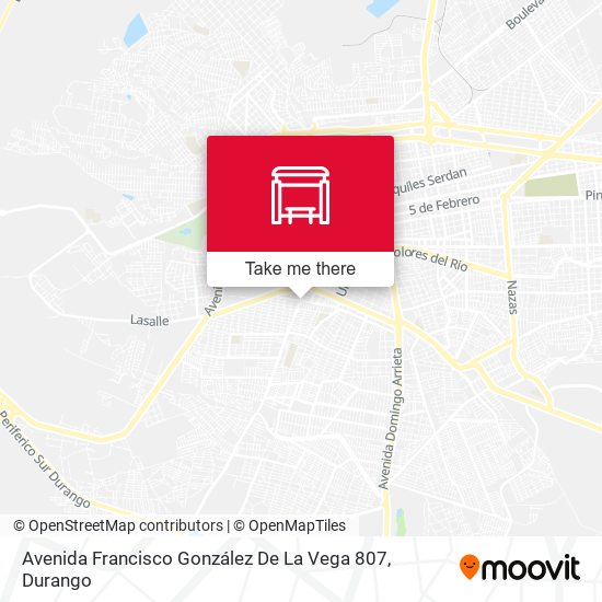 Avenida Francisco González De La Vega 807 map