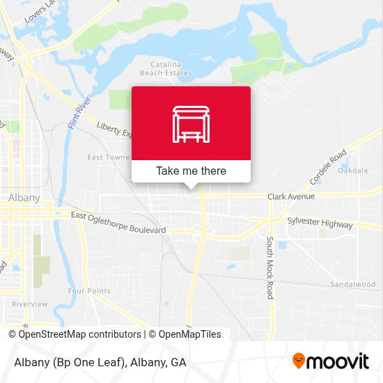 Albany (Bp One Leaf) map