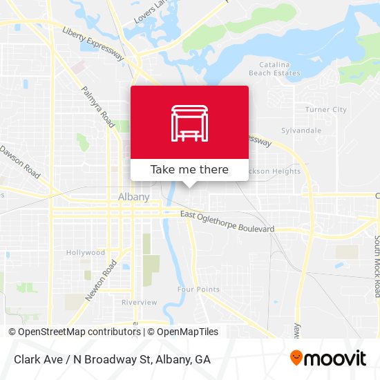 Clark Ave / N Broadway St map