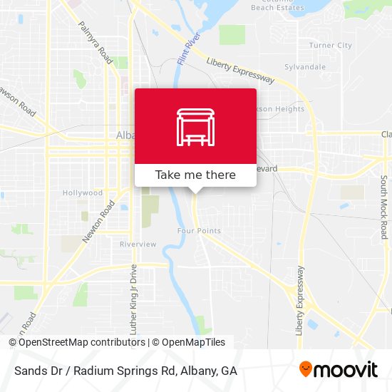 Mapa de Sands Dr / Radium Springs Rd
