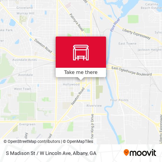 S Madison St / W Lincoln Ave map