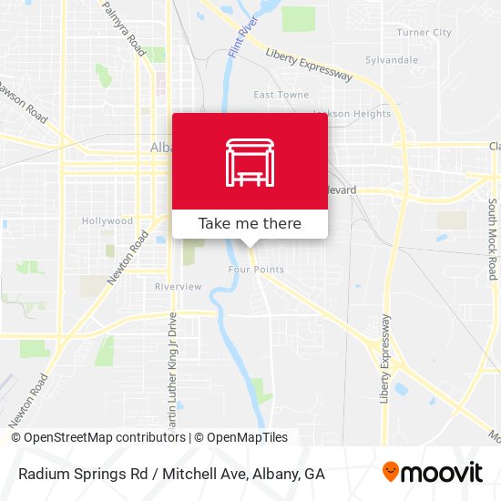 Radium Springs Rd / Mitchell Ave map
