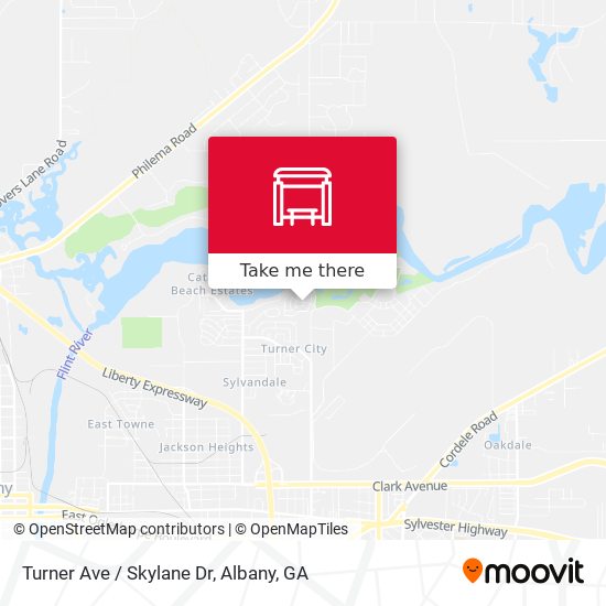 Turner Ave / Skylane Dr map