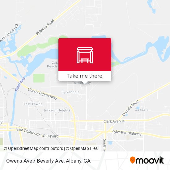 Owens Ave / Beverly Ave map