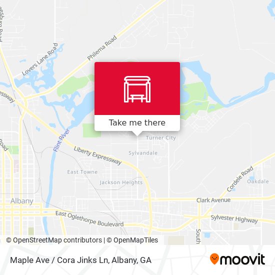 Mapa de Maple Ave / Cora Jinks Ln