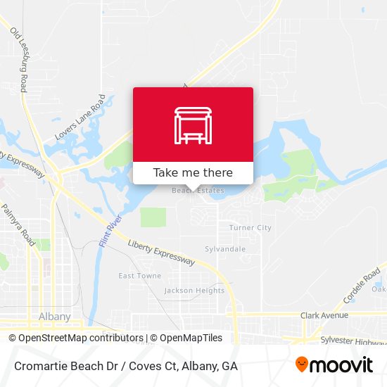 Cromartie Beach Dr / Coves Ct map