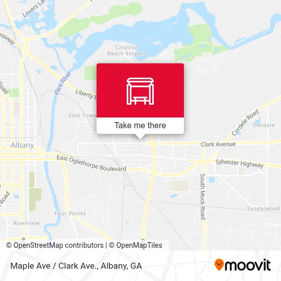 Maple Ave / Clark Ave. map