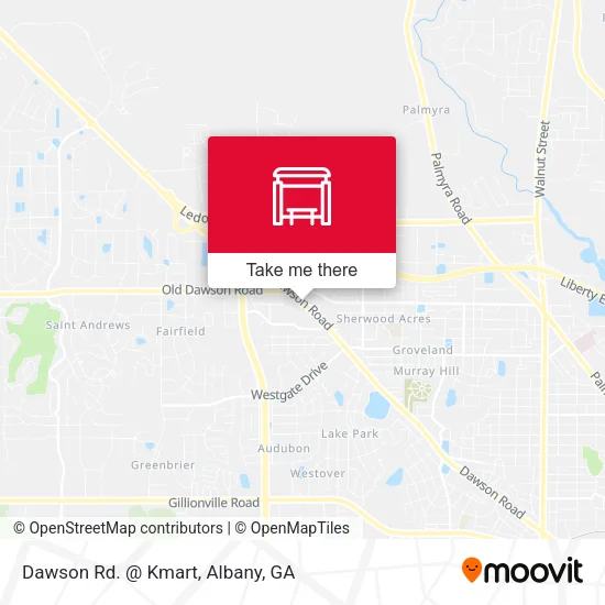 Dawson Rd. @ Kmart map