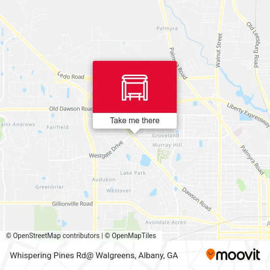 Whispering Pines Rd@ Walgreens map