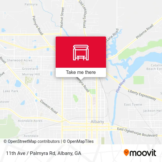 Mapa de 11th Ave / Palmyra Rd