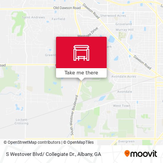 Mapa de S Westover Blvd/ Collegiate Dr.