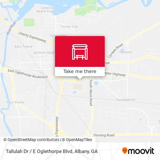 Mapa de Tallulah Dr / E Oglethorpe Blvd