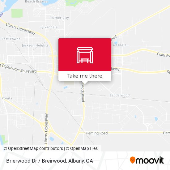 Brierwood Dr / Breirwood map