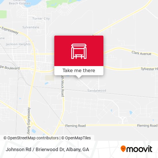 Johnson Rd / Brierwood Dr map