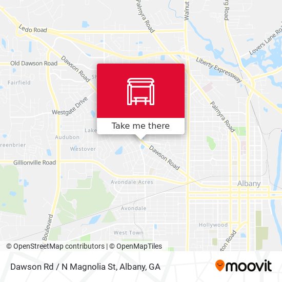 Mapa de Dawson Rd / N Magnolia St